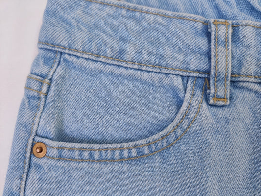 Light Wash Denim Short