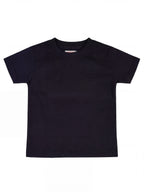 Essential Black Cotton Tee unisex