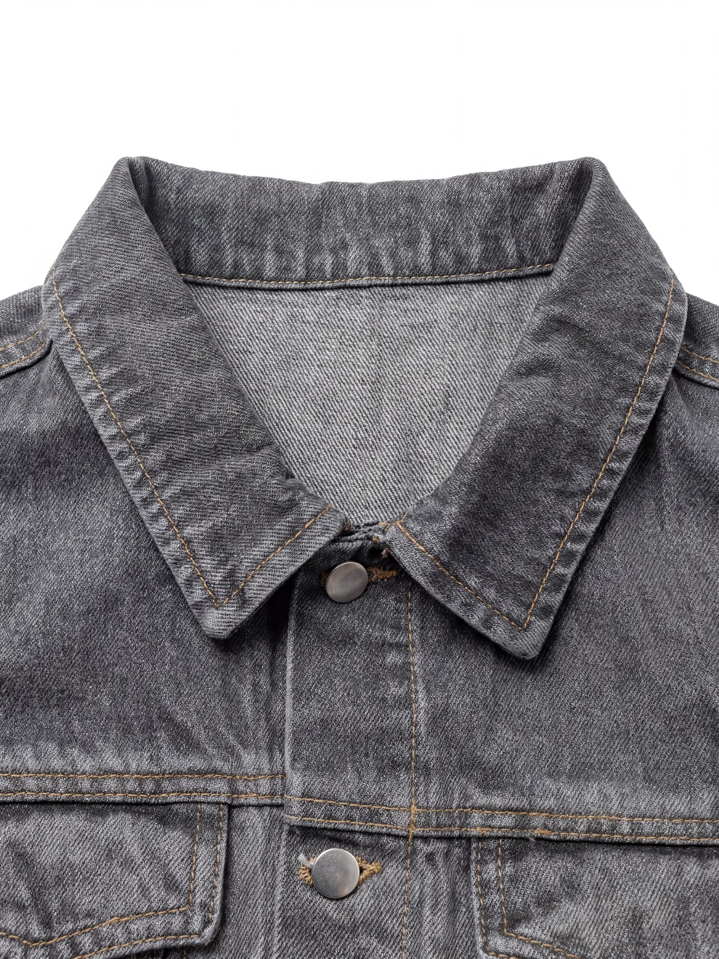 Grey Denim Co-ord Set