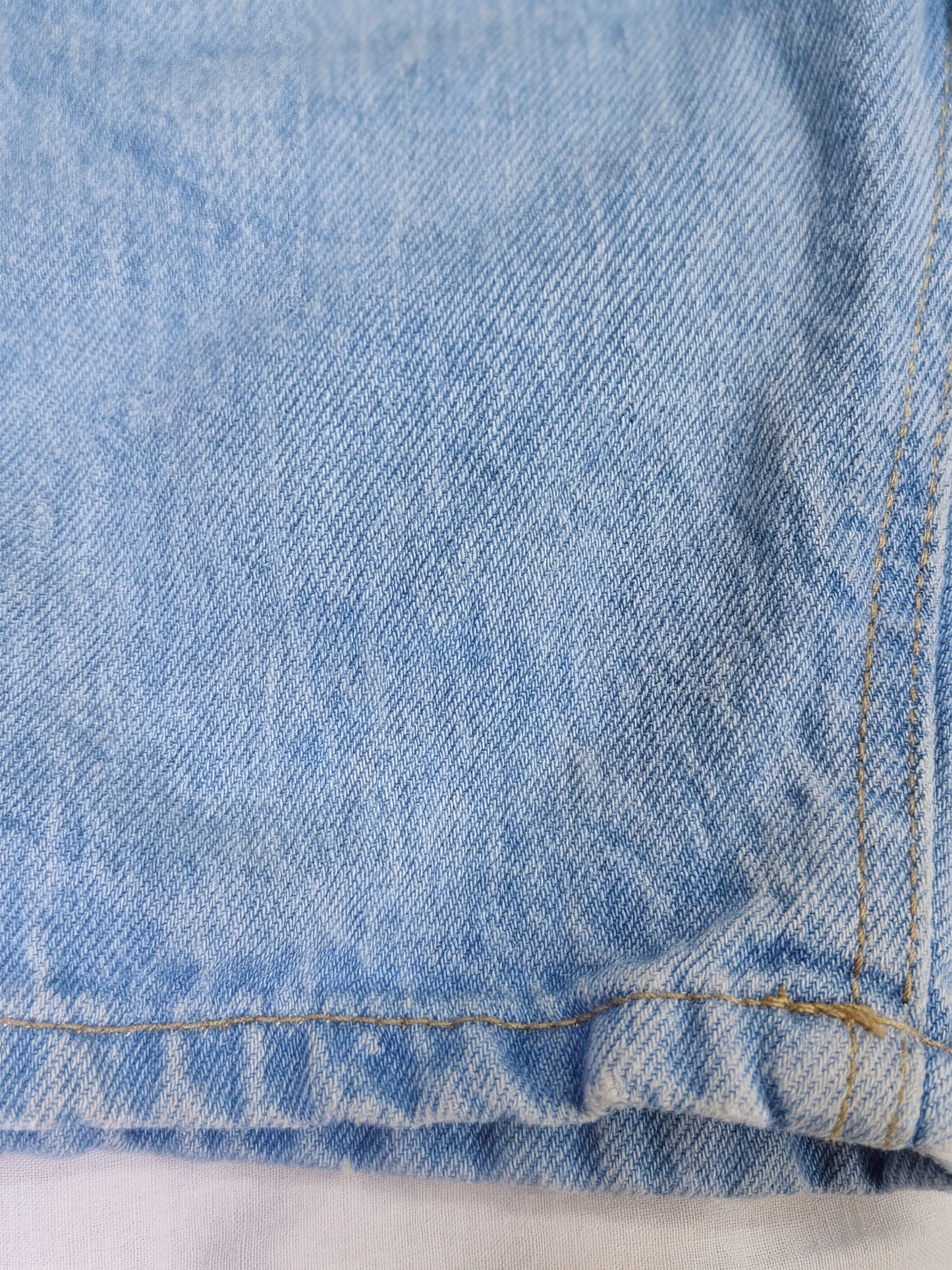 Light Wash Denim Short