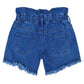 Fray Hem Denim Short