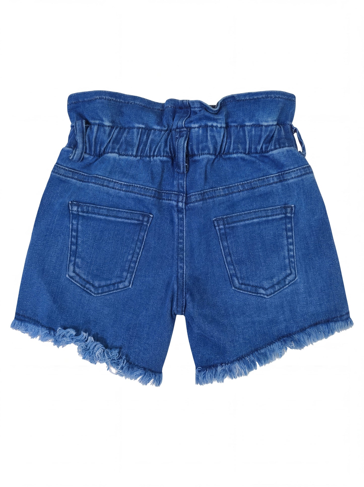 Fray Hem Denim Short