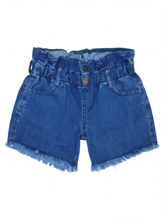 Fray Hem Denim Short