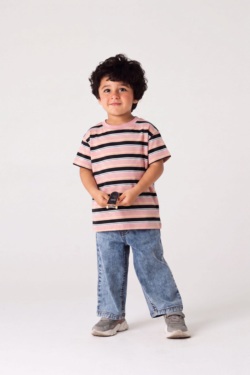 Pink Harper Stripe T-Shirt