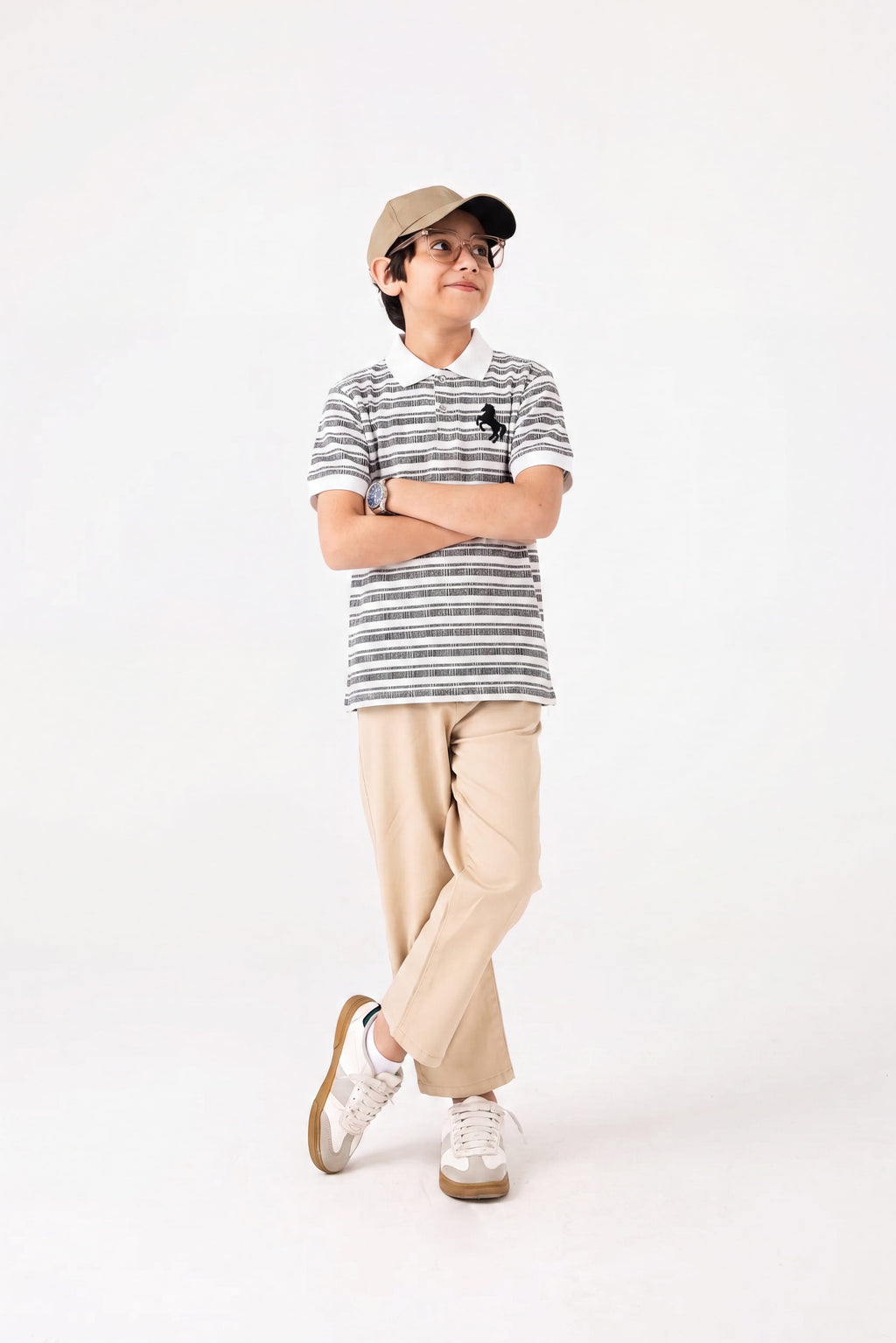 Henry Stripe Polo Shirt
