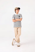 Henry Stripe Polo Shirt